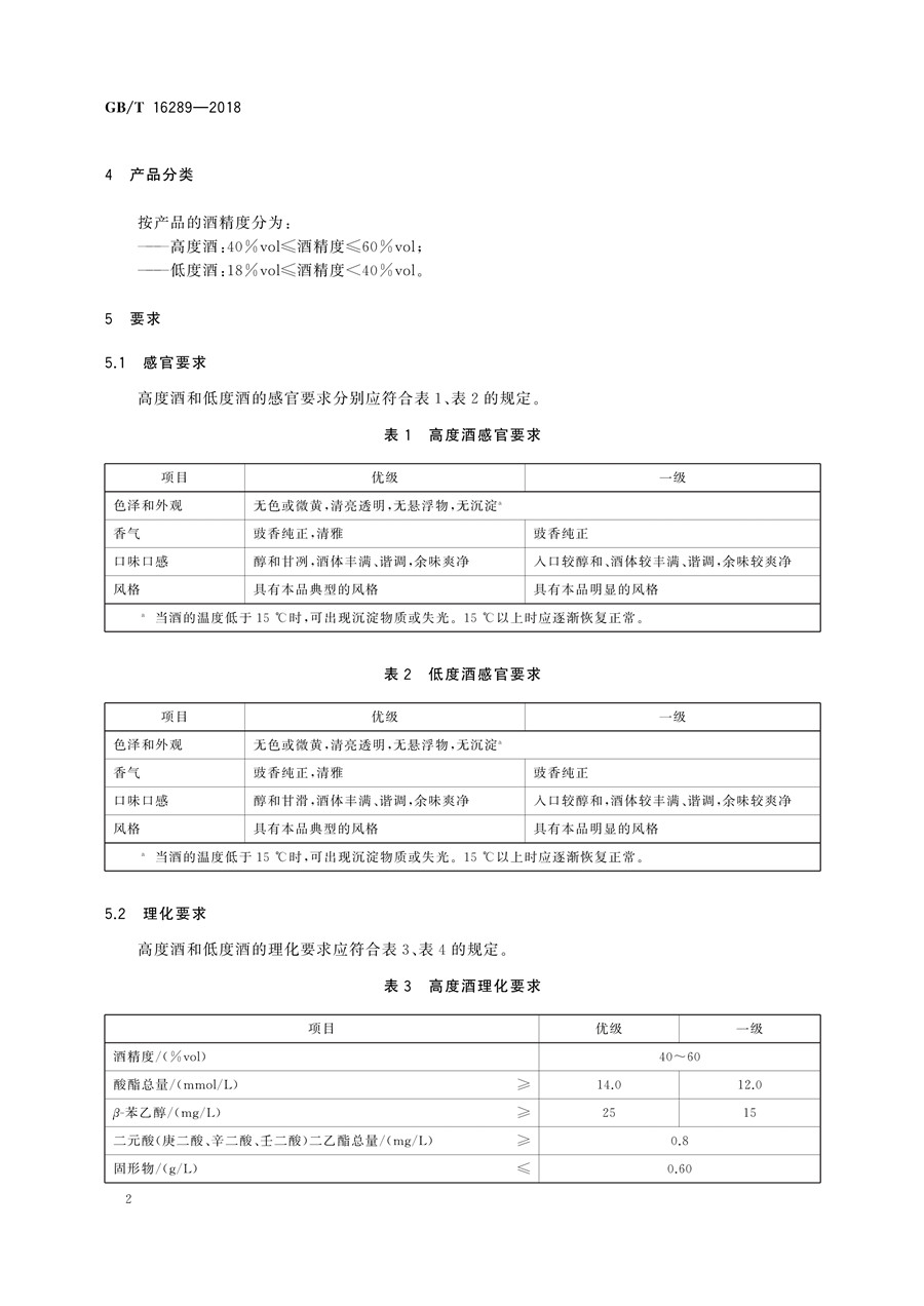 《GB/T 16289-2018 豉香型白酒》执行标准编号pdf免费下载(图5)